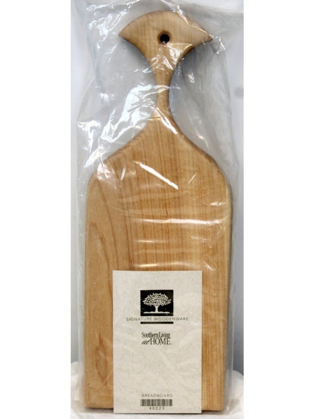 SLAH Southern Living Breadboard Cutting Board #40223 NEW Wooden Signature